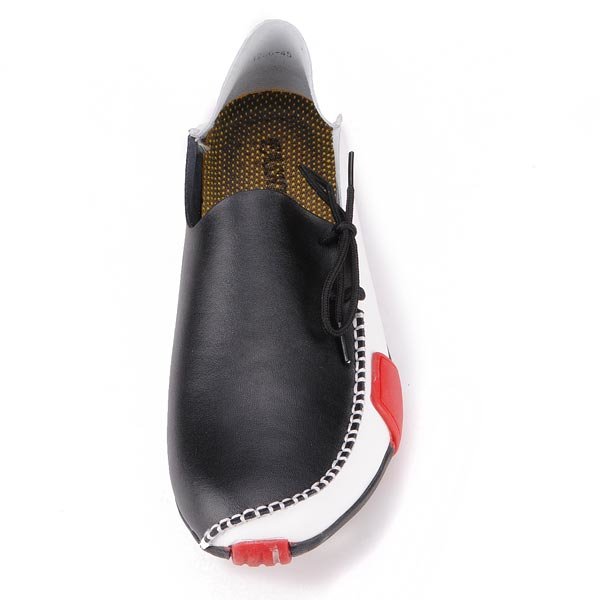 Mens colorés véritable conduite en cuir chaussures habillées